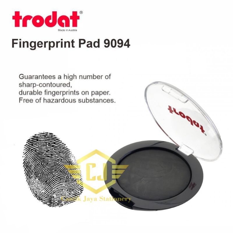 

TRODAT 9094 Fingerprint Pad / Tempat Bak Tinta Cap Stempel Sidik Jari