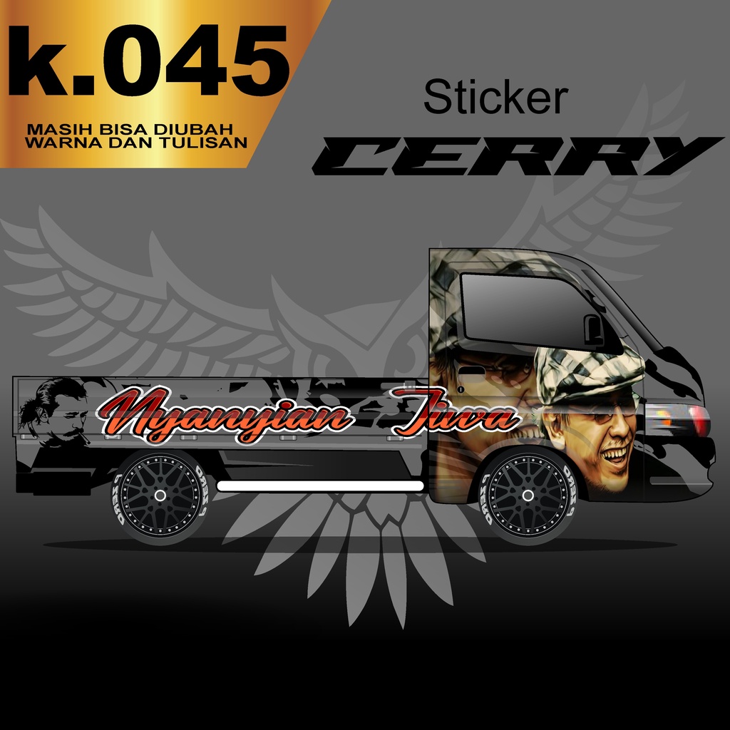 Decal Sticker mobil New Carry Pick Up 2020 Fullbody Stiker Dekal Carry k.045