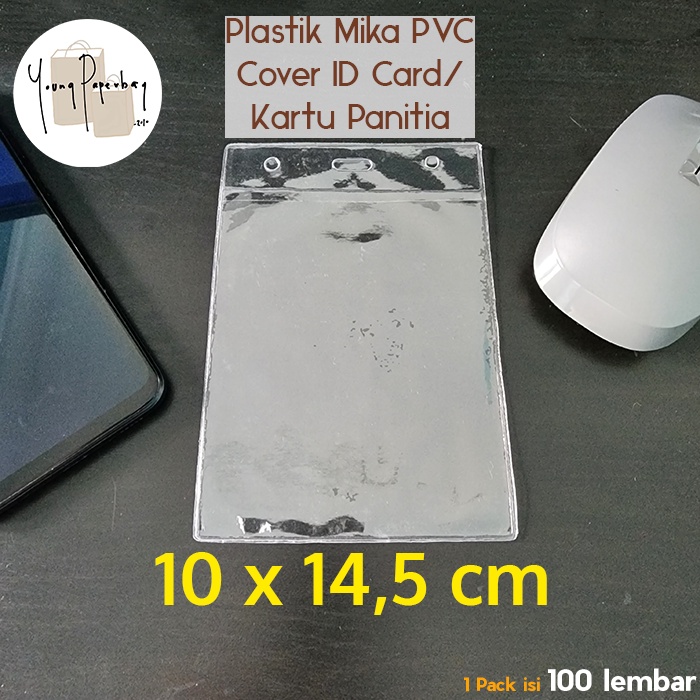 

YEN Kantong Plastik Mika Cover Nametag Panitia / ID CARD Uk. 10 x 14,5