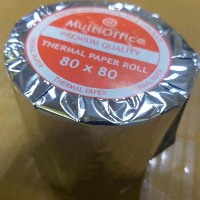 

Therm Kertas Kasir/Parkir Roll, Kertas Thermal Roll 80X80