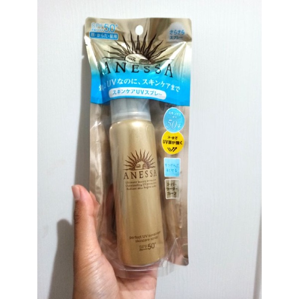 Jual Anessa Sunscreen Spray SPF 50+ Exp Sep 2023 | Shopee Indonesia