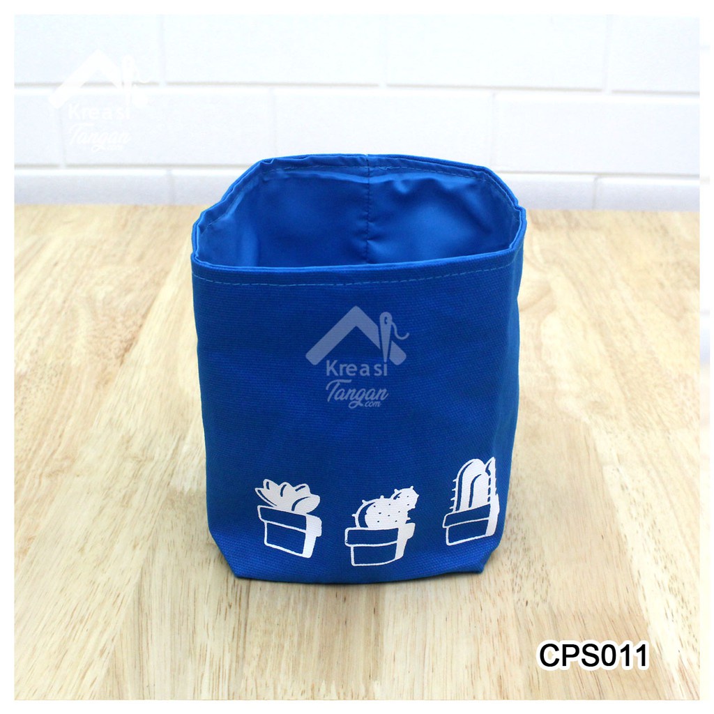 COVER POT / STORAGE MULTIFUNGSI POLOS SABLON CACTUS CPS011