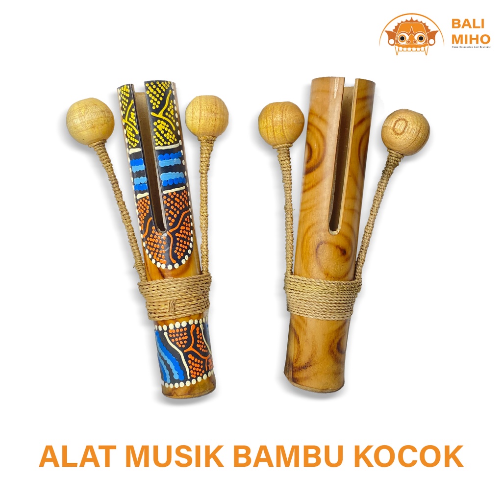 Alat Musik Bambu Kocok - Alat Musik Tradisional - Alat Musik Jadul - Alat Musik Bambu - Mainan Anak