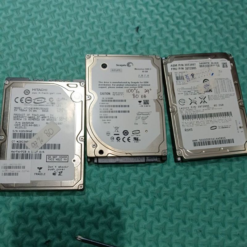 HDD Leptop 2.5"SATA Rusak/tidak detek