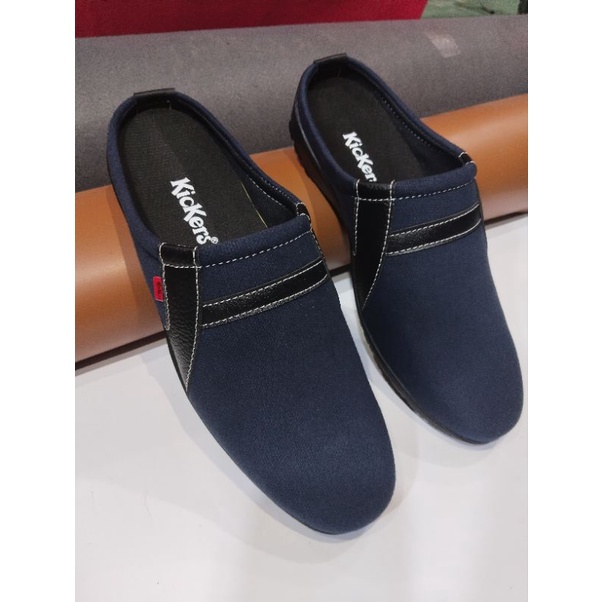 SANDAL KAIN KICKERS PRIA/SANDAL SELOP PRIA/SEPATU SANDAL PRIA