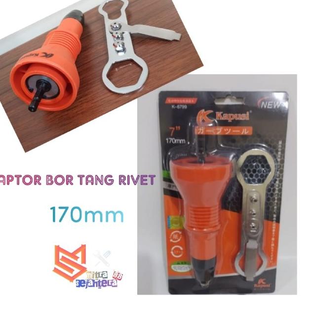 ADAPTER TANG RIVET MESIN BOR / RIVET GUN ELEKTRIK / ADAPTER KAPUSI