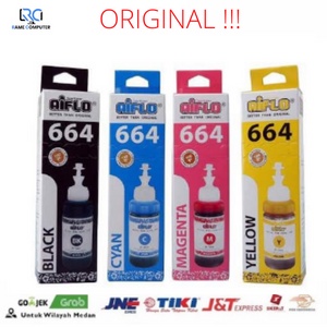 Tinta Aiflo 664 for Printer Epson L100,L120,L110,L200,L220,L300,L310,L350,L335,L360,L365,L380,L385