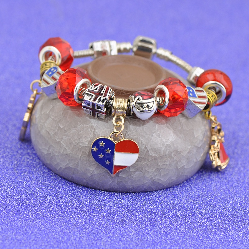 Gelang Manikmanik Kacaalloy Gaya retro Kreatif DIY Untuk Wanita