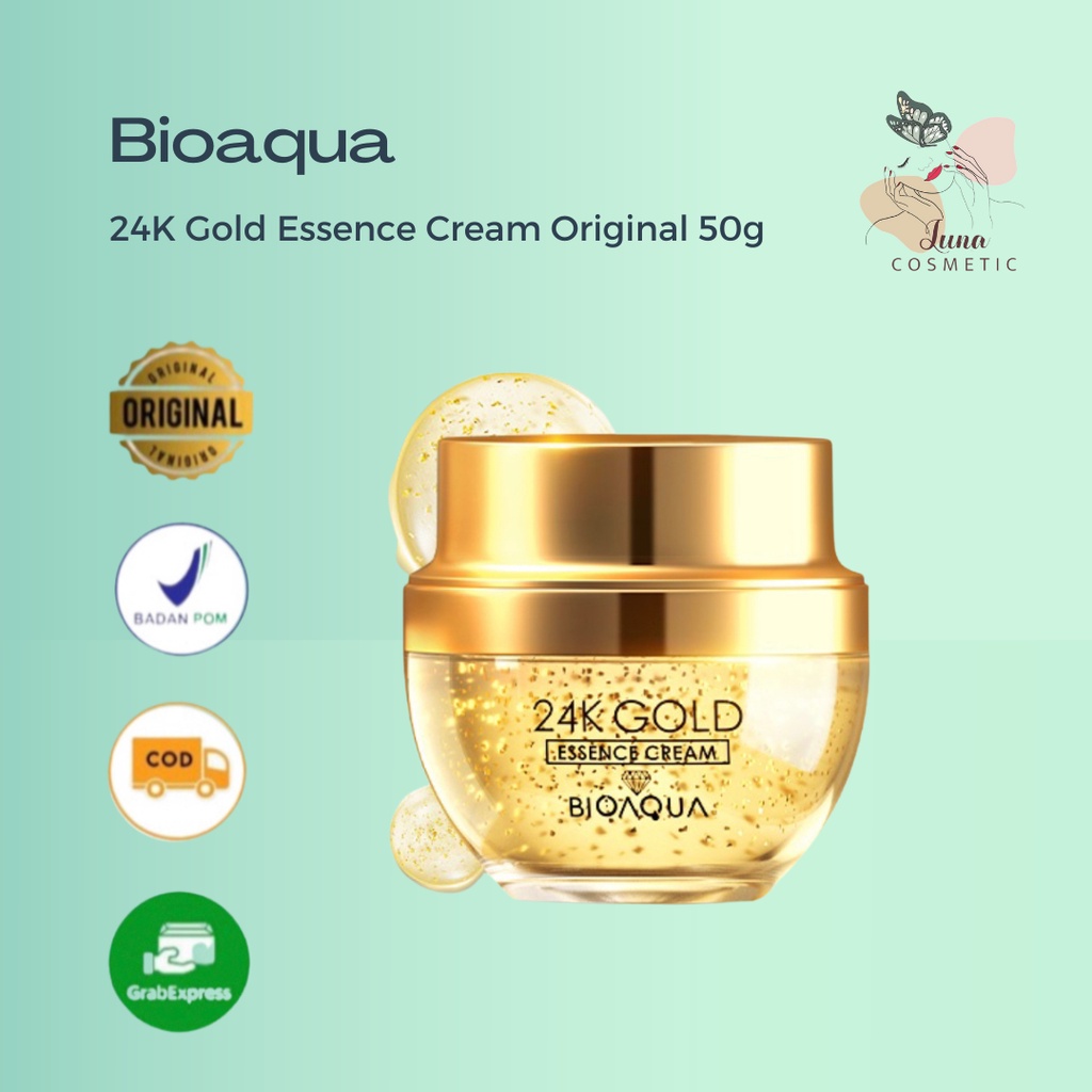 BIOAQUA 24K Gold Essence Cream Original 50g BPOM