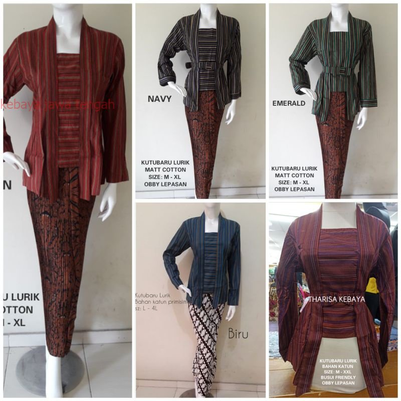 KEBAYA KUTUBARU LURIK | KEBAYA LURIK JADI | KEBAYA KUTUBARU | KEBAYA JADI | KEBAYA KARTINI | KEBAYA 
