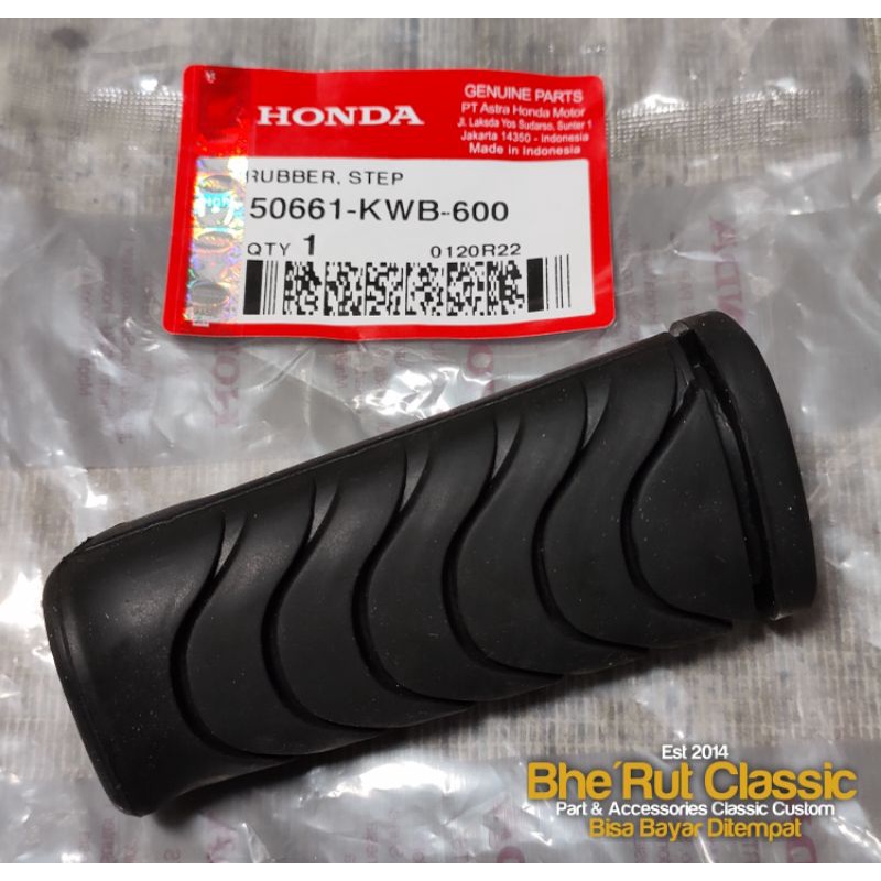 Karet Step Depan Karet Footstep Depan Honda Blade Revo Supra X125 Original Ahm