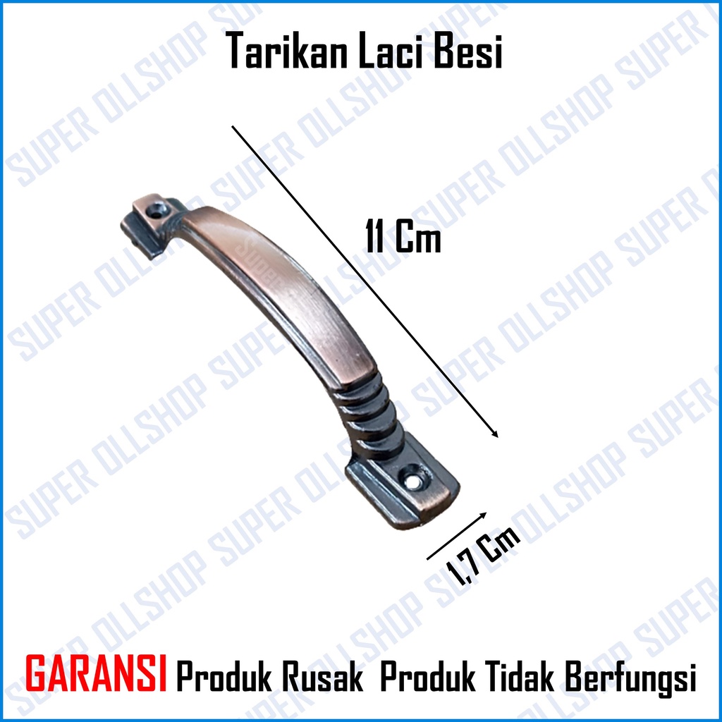 Tarikan Laci Handle Pegangan Gagang Pintu Lemari Jendela Set Besi