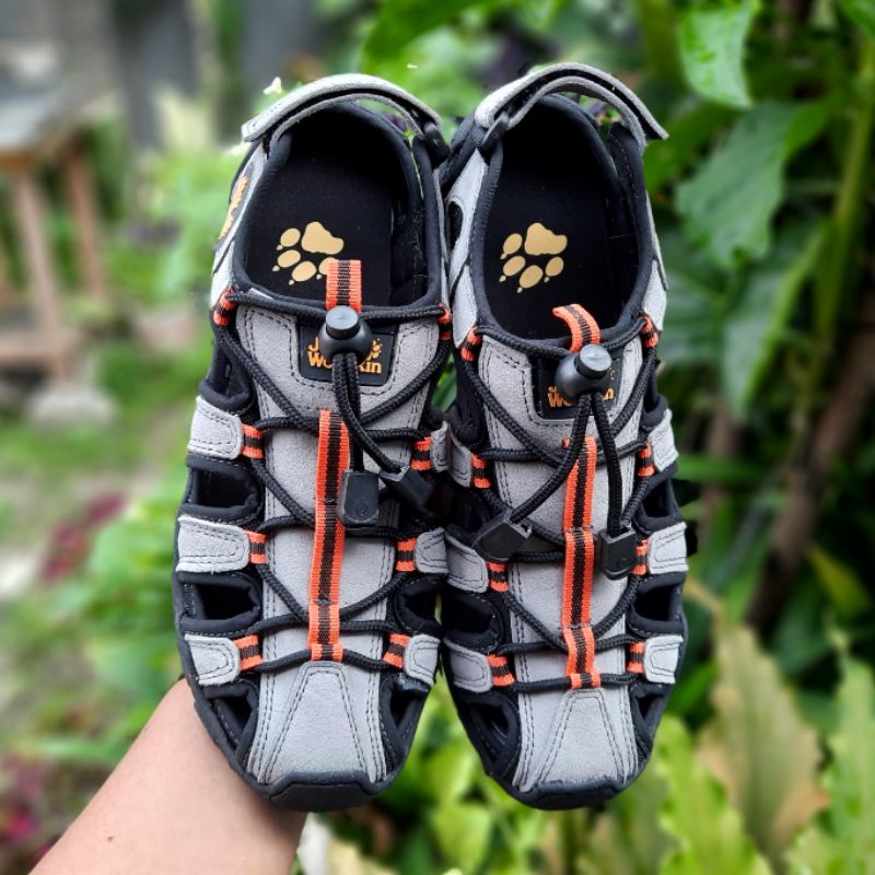 sendal Outdoor JWS sepatu sandal Outdoor jack wolfskin