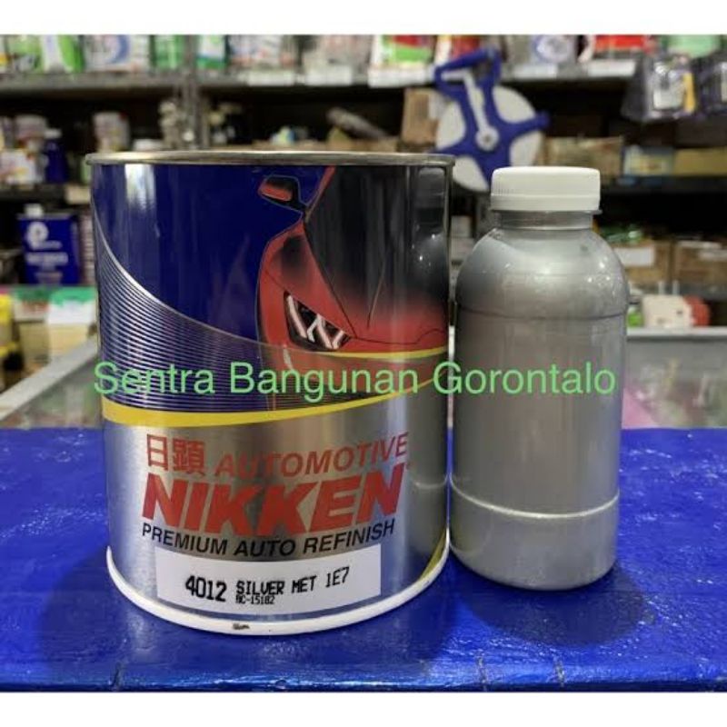 Cat Silver Metalik NIKKEN Silver 1E7 Niken Cat Untuk Mobil Toyota Daihatsu