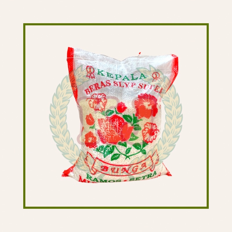 

Beras cap Bunga 5kg