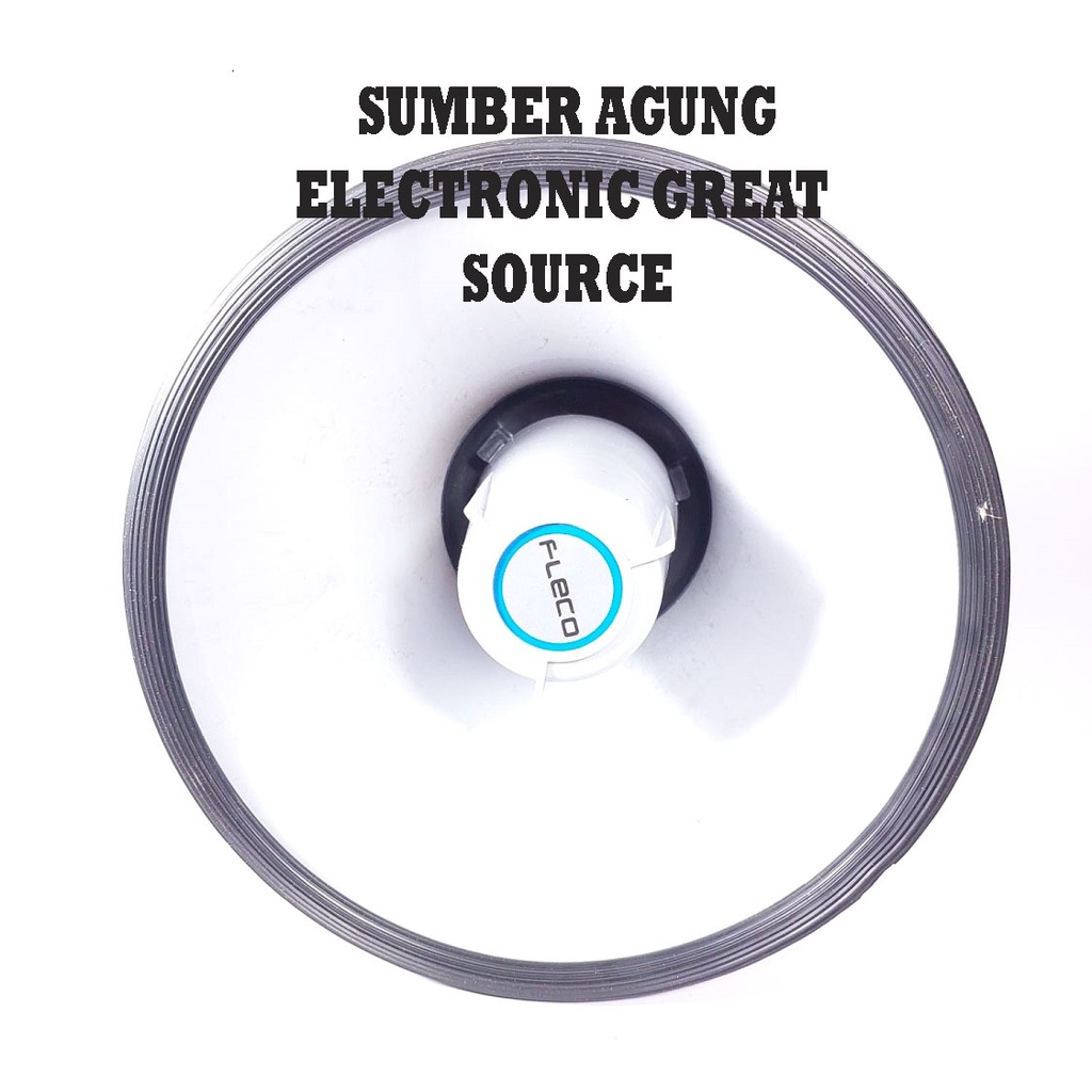 Fleco HW20R Megaphone Folding Portable Pengeras Suara Tangan Musik Alarm