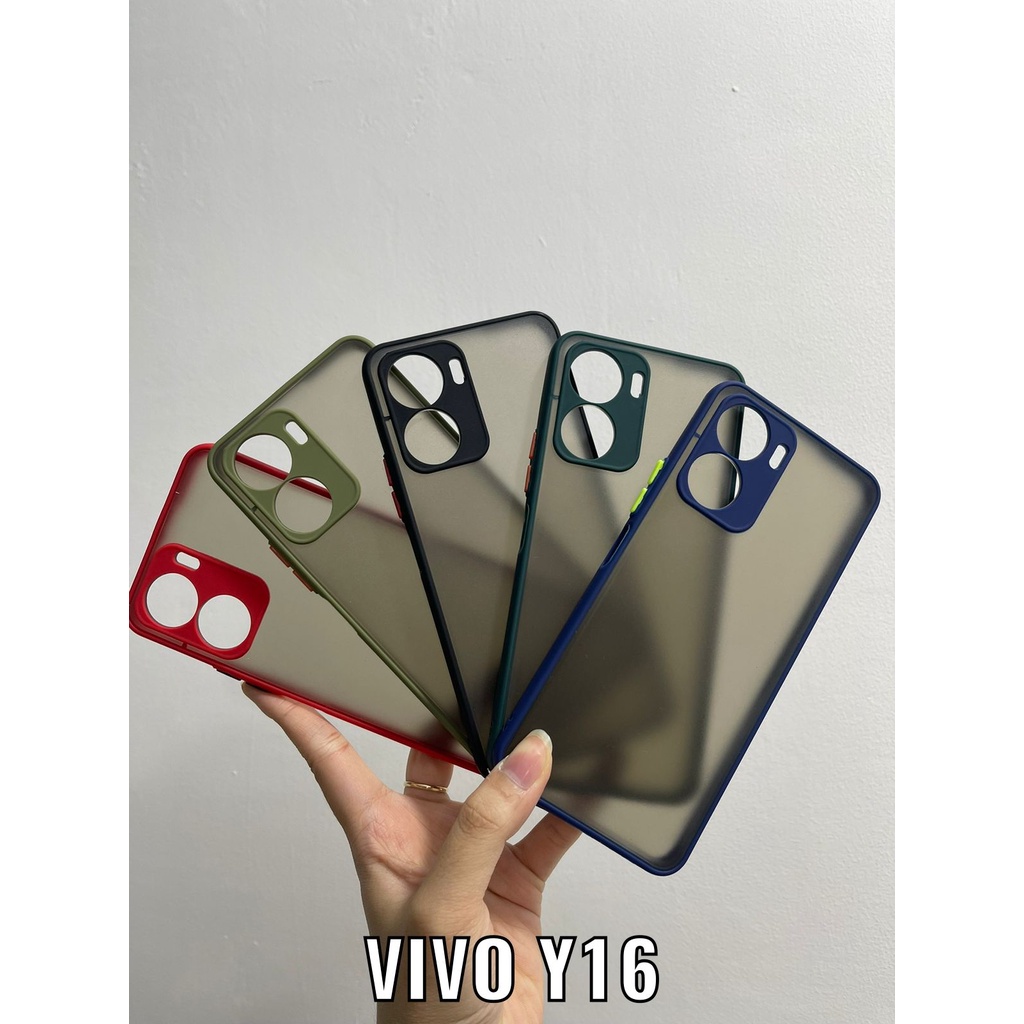 Vivo Y16 Vivo Y35 New Case Dove Matte Mychoice Slim Case Fuze Macaron