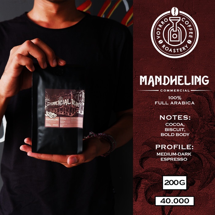 

BISA COD Biji Kopi 100% Full Arabica Mandheling Roasted Commercial - ESPRESSO /KOPI RUBE/KOPI