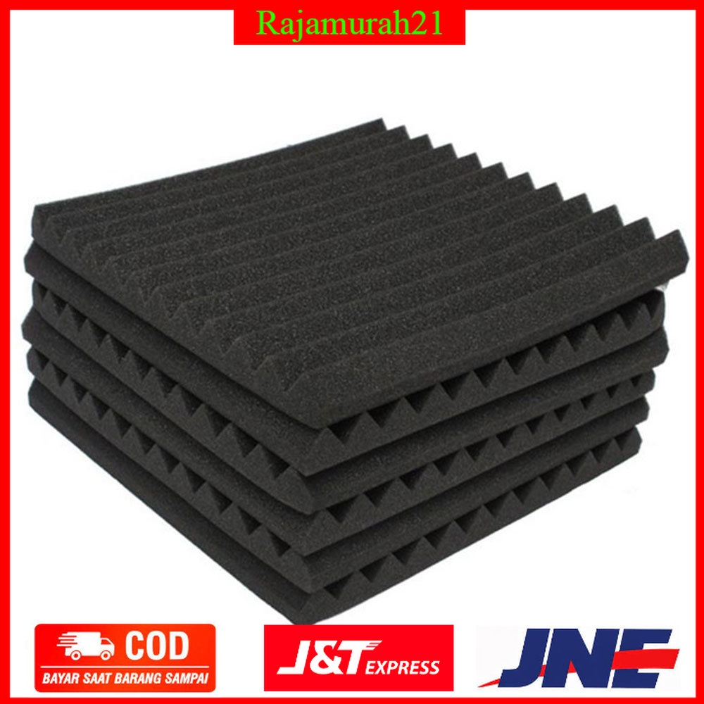 Busa Telur Peredam Suara Acoustic Foam Soundproof Noise Reduction 30x30x2CM 6PCS - 7RHA64BK