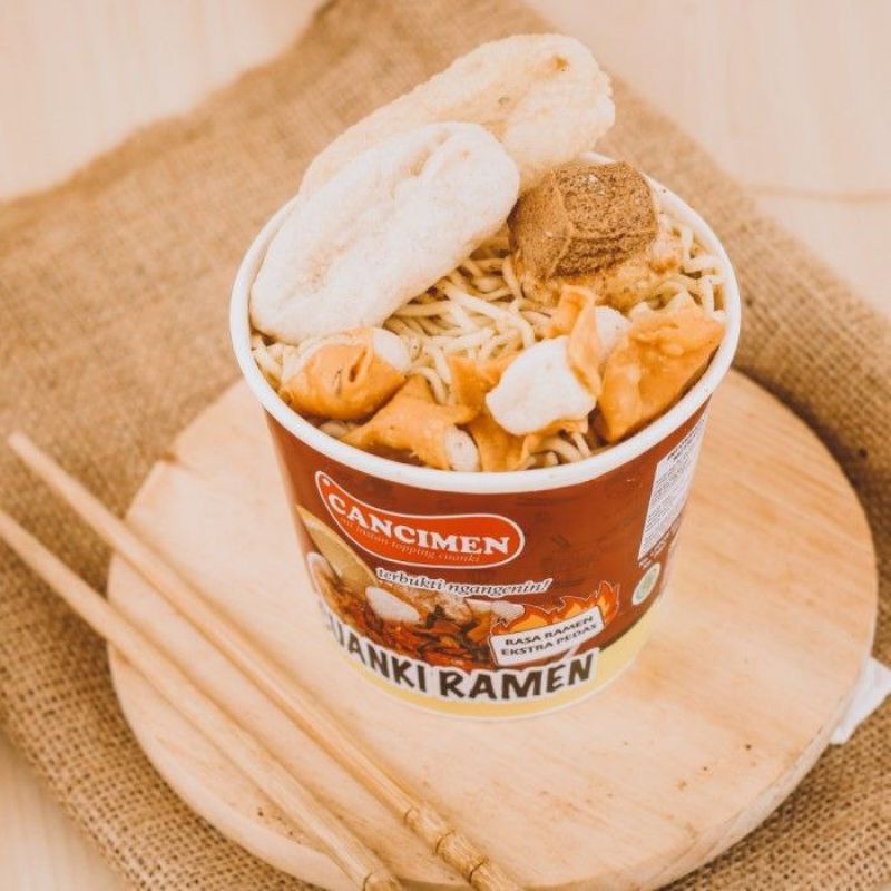 Cancimen Cuanki Ramen Instan Cemilan Cup Khas Bandung Makanan Instan