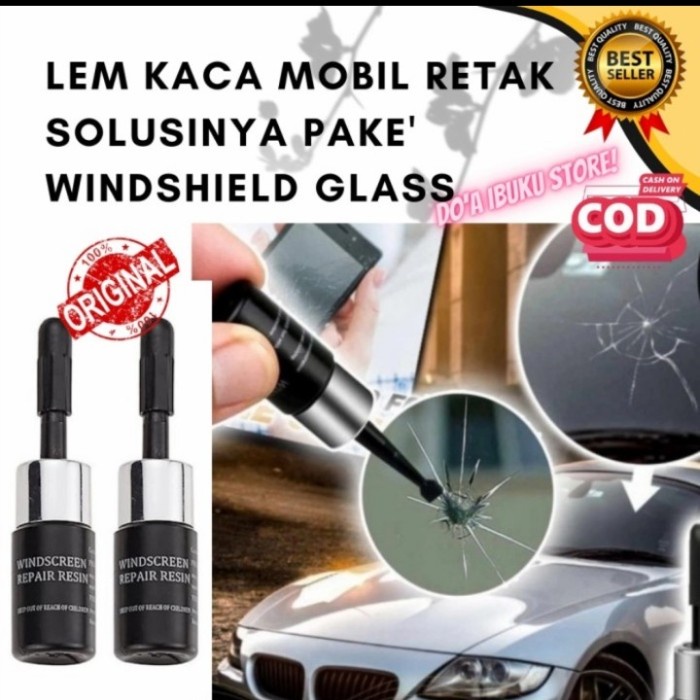 Jual Lem Kaca Retak Lem Kaca Mobil Ori Retak Windshield Repair Kit ...