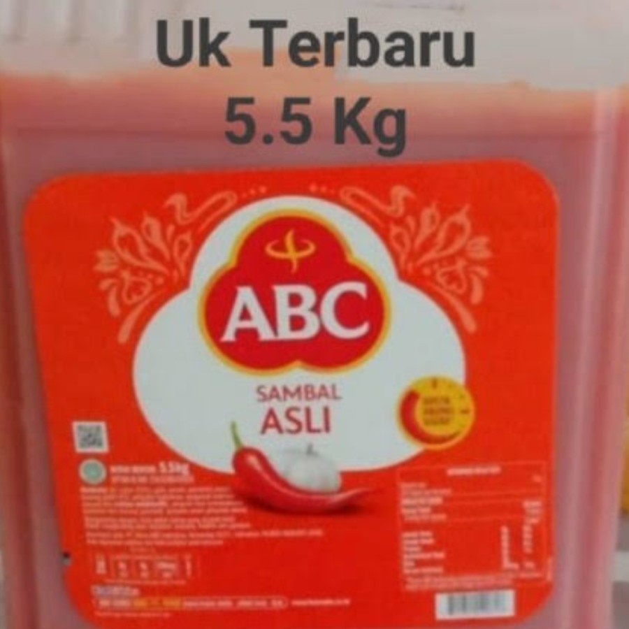 

ABC SAUS SAMBAL 5.5KG KEMASAN GALON ASLI PEDASNYA U/ SEMUA MAKANAN