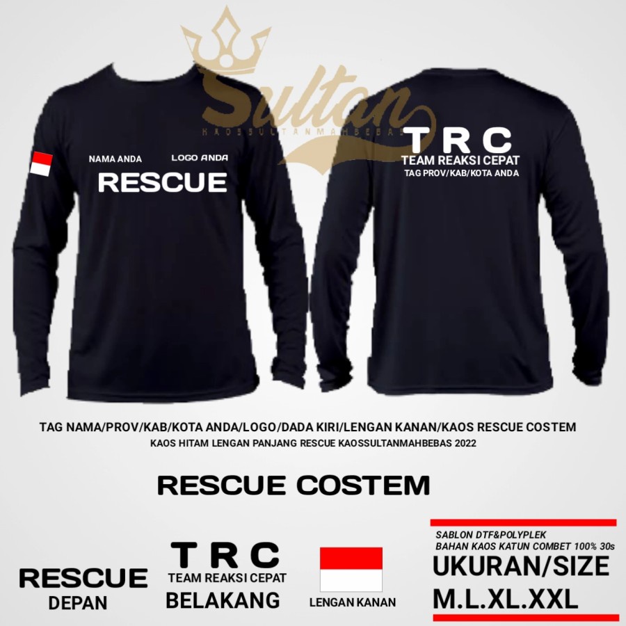 Baju BNPB/ Kaos BNPB/ Seagam BNPB/ Kaos Pria