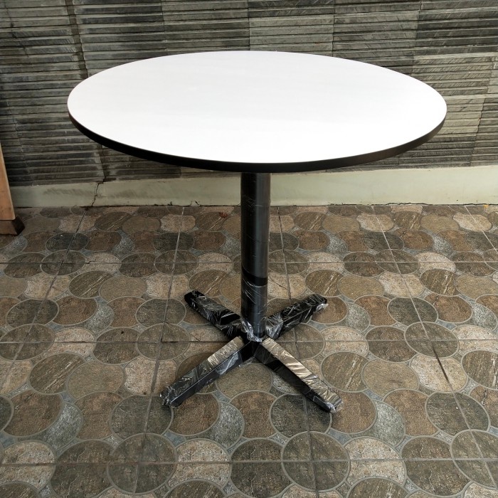 Meja Bar Meja Cafe/Meja Resto Bulat Diameter 80 Cm