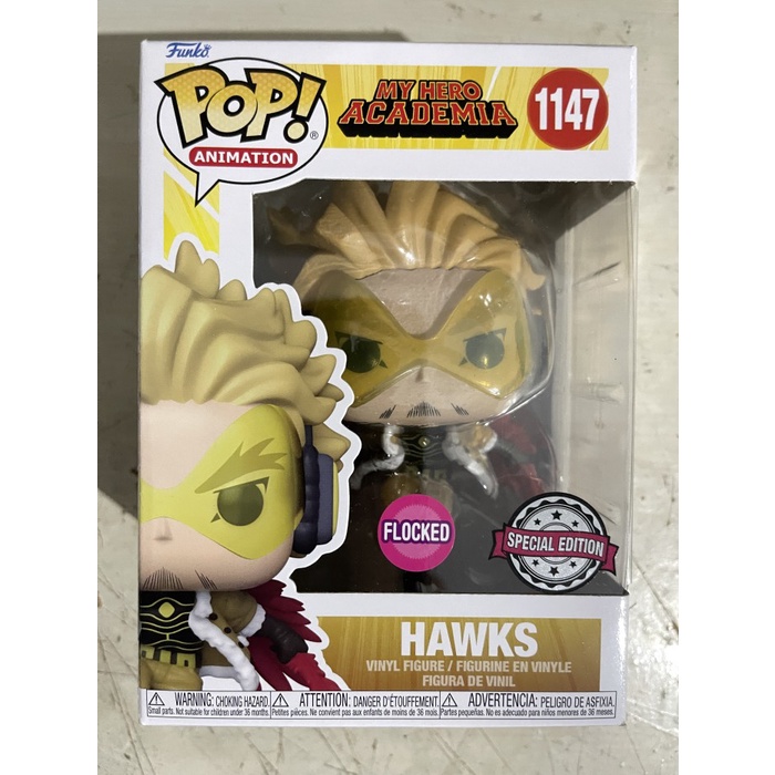 Funko POP Animation: MY HERO ACADEMIA - Keigo Takami / Hawks (Flocked)