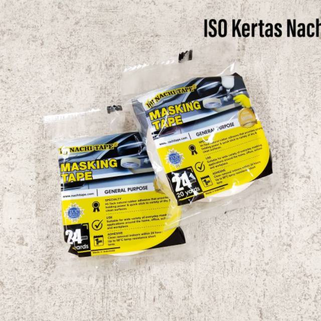 

Isolasi Masking Kertas Nachi 24Mm 1Inc