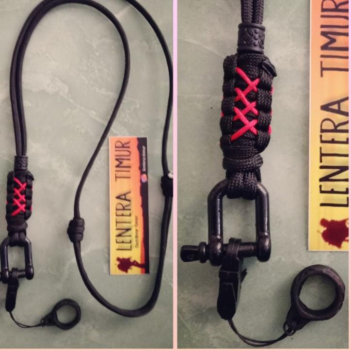 

➸ Lanyard paracord untuk tali pod id card name tag ㄾ