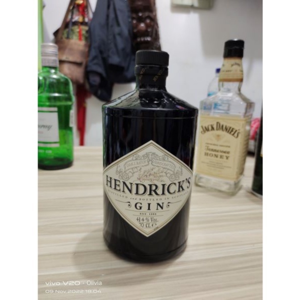 Botol Bekas Hendrick 1886 700ML Kuno Jadul Antik