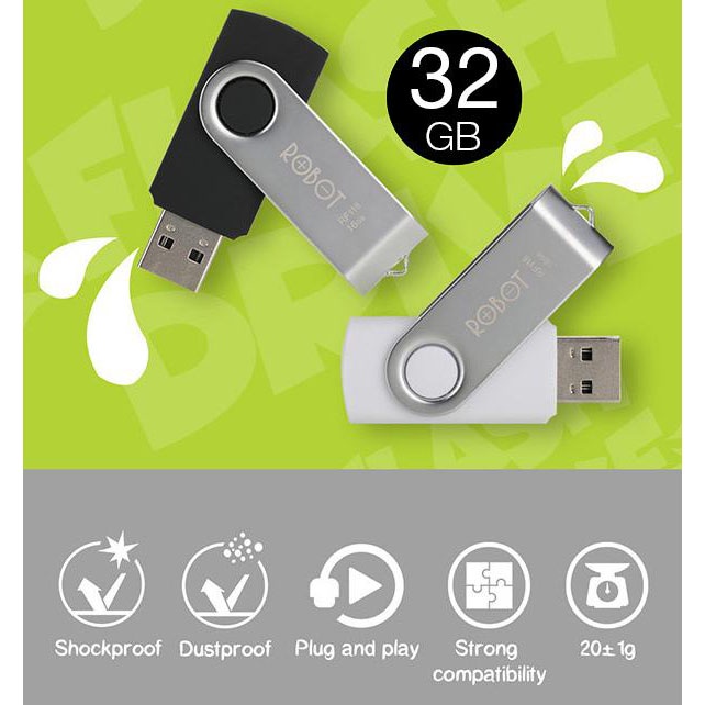 ROBOT FLASHDISC 4GB 8GB 16GB 32GB