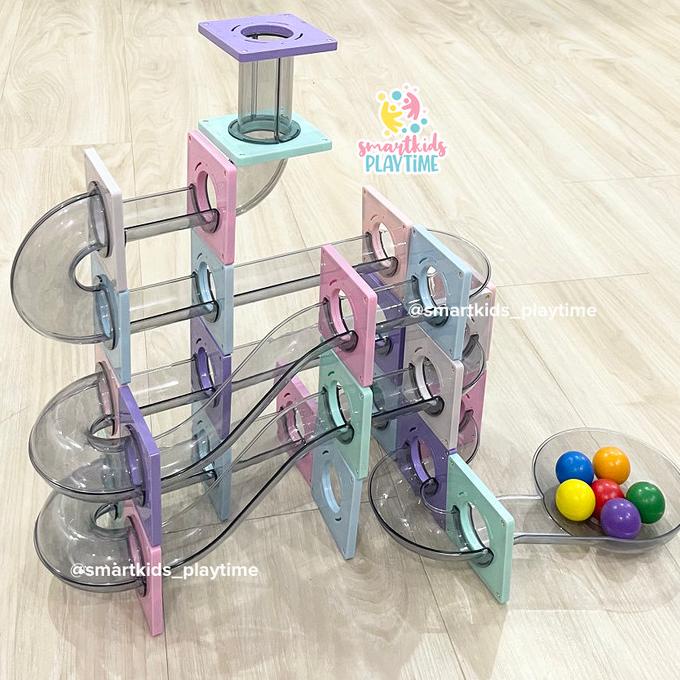 MNTL Magnetic Marble Run 108 Pcs Mainan Edukasi Anak stock ada