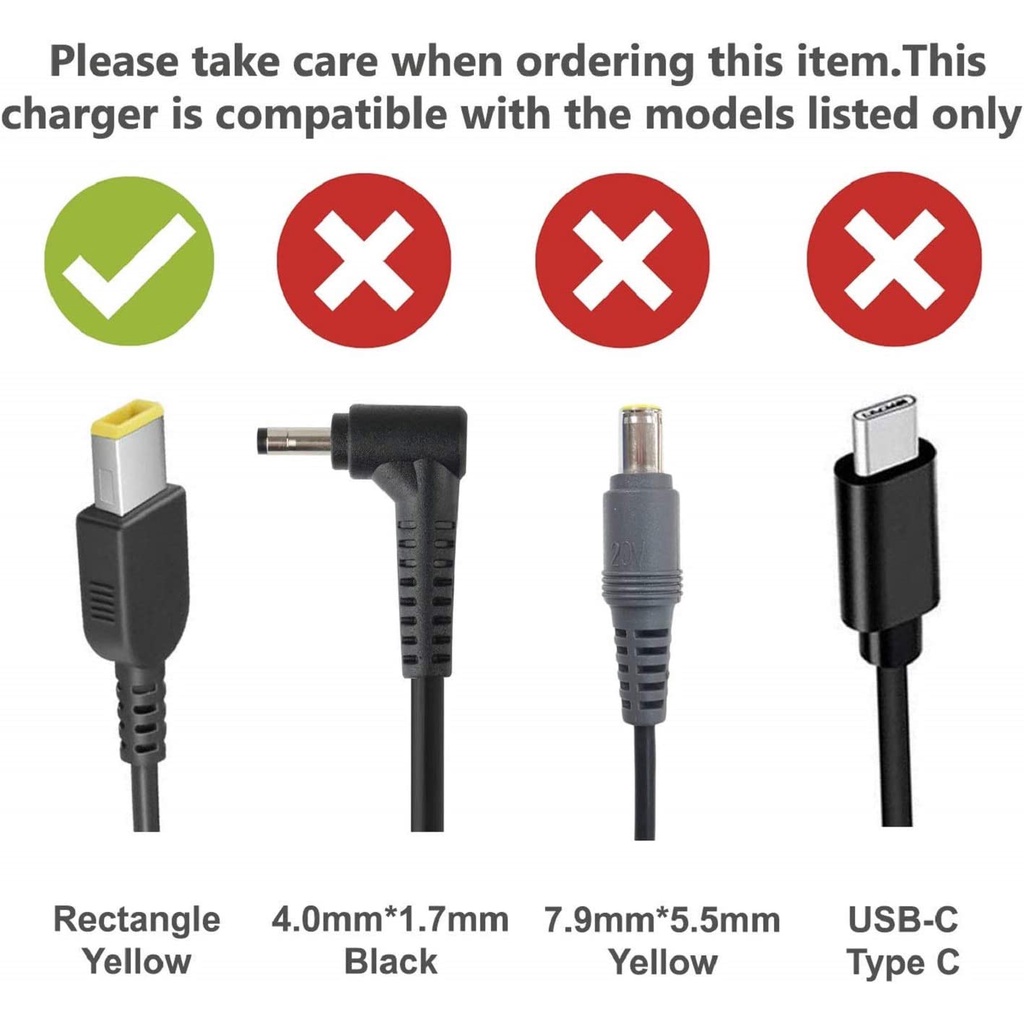 Actual✨CHARGER LAPTOP LENOVO ORIGINAL G400 G400S G405S G500S G40-70 G40-45 G405 G40-80 20V 3.25A USB