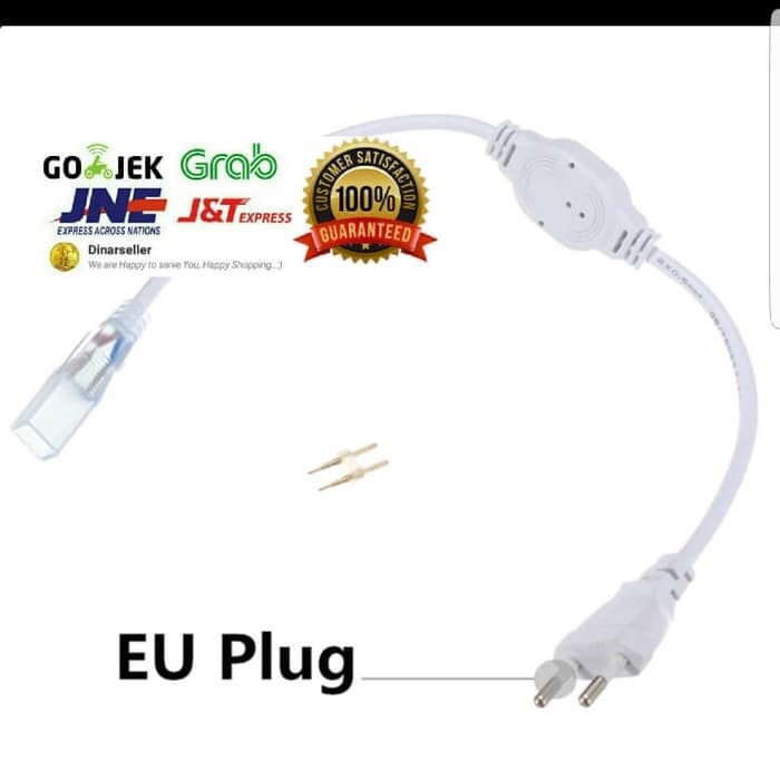 Kabel Colokan Soket Socket Led Selang 5050 220v jack Lampu StripF 220V MIK