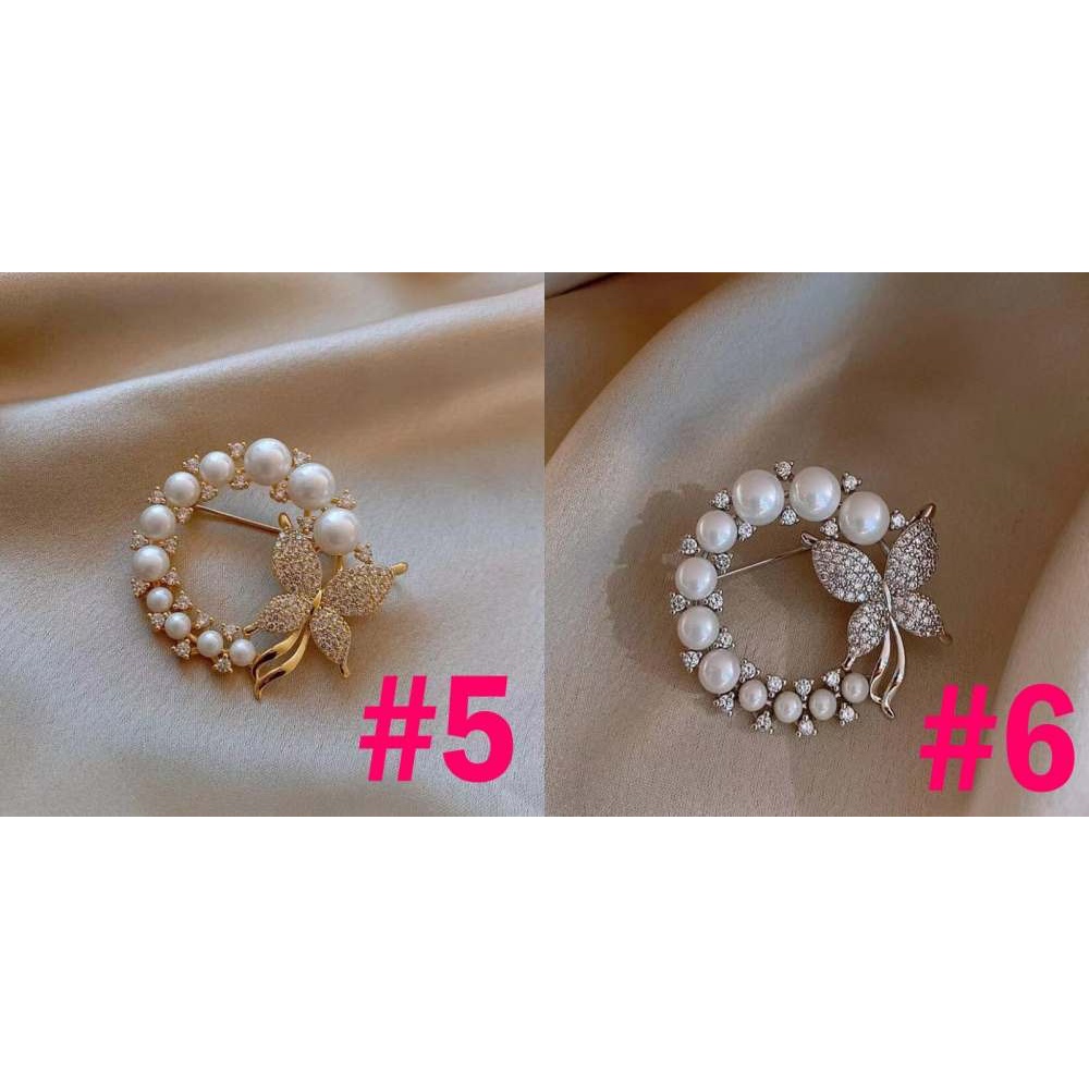 MORYMOSHI B02 Bros Jilbab Brooch Wanita peniti tuspin Aksesoris Korea Import