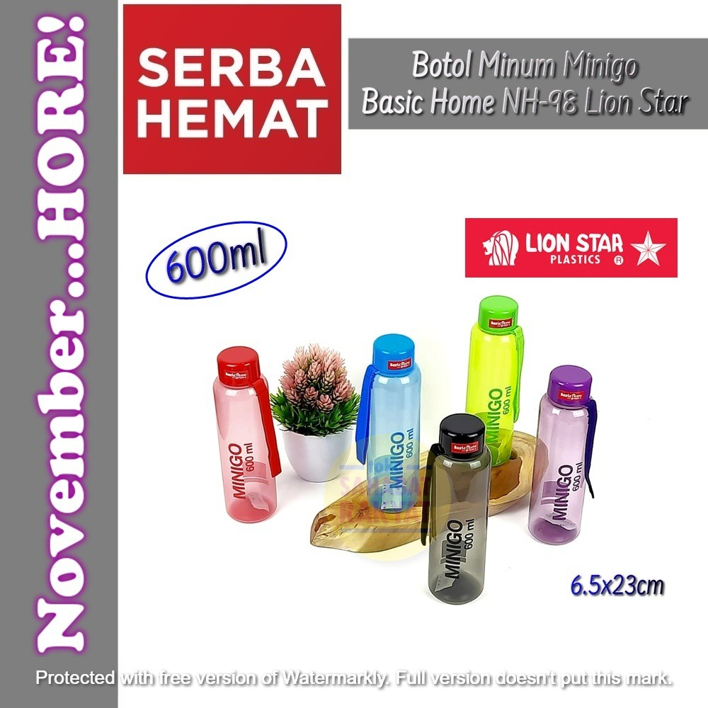 Botol Sport Minigo Lion Star NH-98 600ml