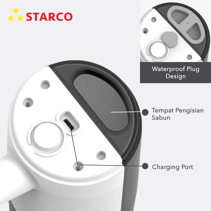[Ready] Automatic Hand Sanitizer/Soap Dispenser Foam/Gel Sensor 450Ml Usb