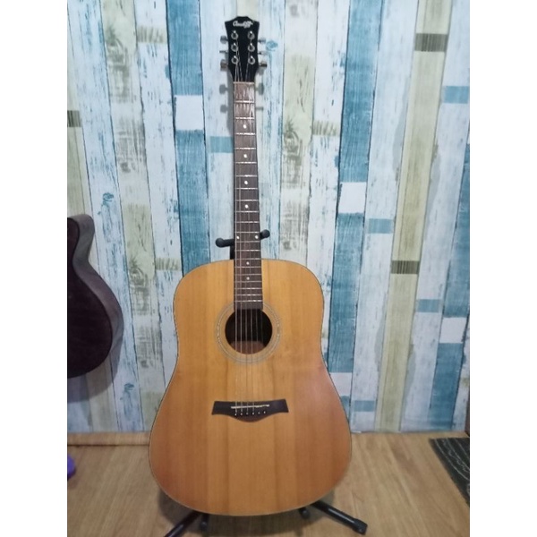 gitar akustik second original Cowboy GWC 240 NA kondisi bekas baik aman semua