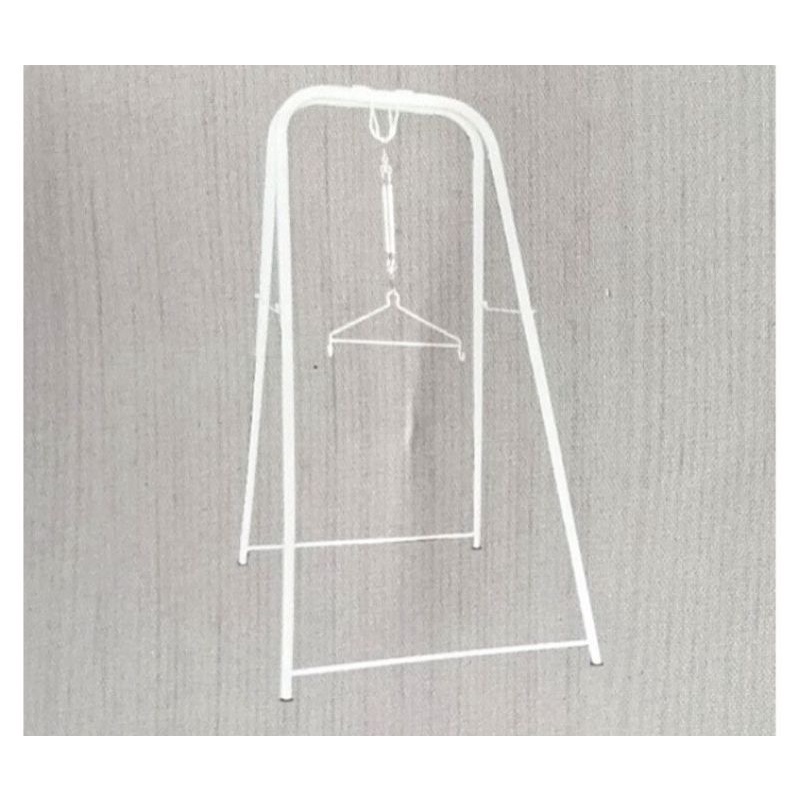 Tiang Ayunan Lipat bentuk A / Tiang ayunan bayi A kinwai putih / Tiang ayun anak