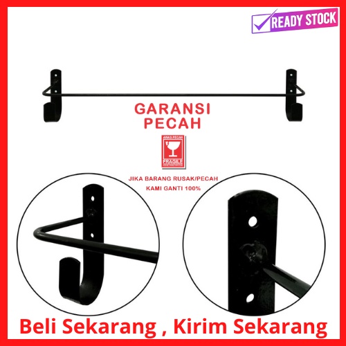 Gantungan Baju Dinding Gantungan Baju Besi Tembok - Cantolan Hanger - Cantolan Handuk Kamar Mandi - 