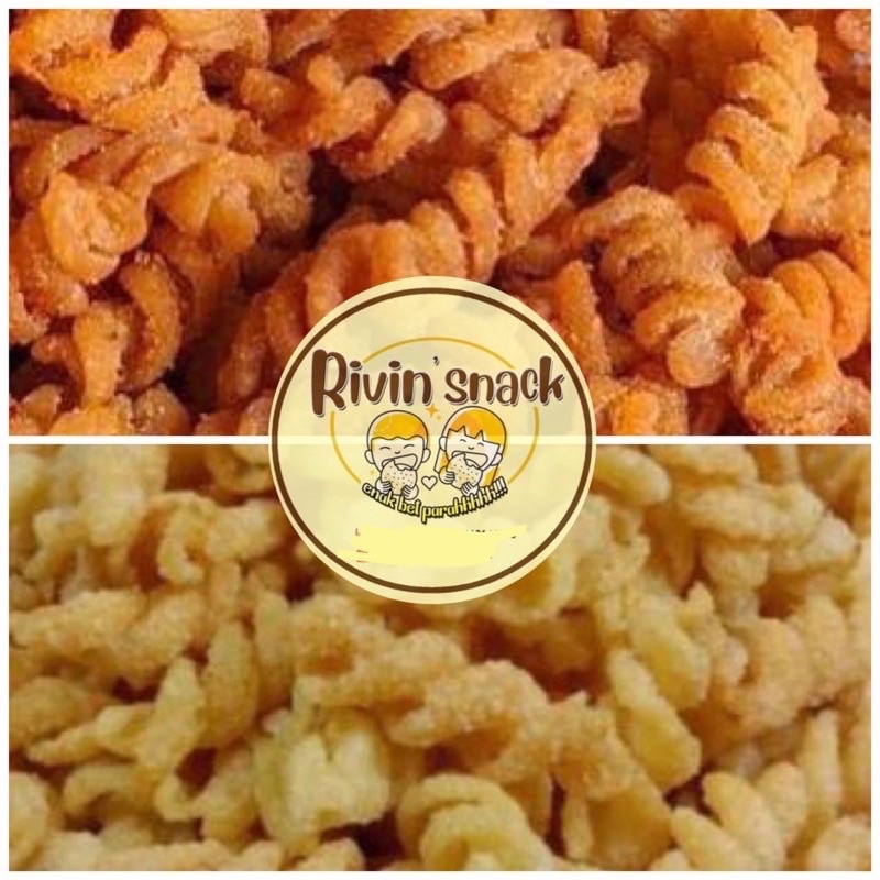 

MAKARONI SPIRAL 500gr (PEDAS / ASIN / DAUN JERUK / KERANG / THAILAND / BALADO / CIKRUH / MIX ) RIVIN SNACK