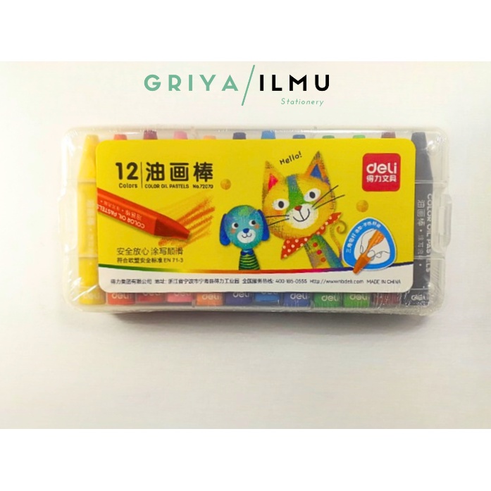 

Krayon/Oil Pastel DELI No 72070 12 Colors (0261762)
