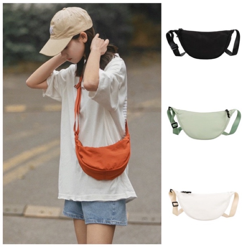 Tas Selempang Wanita import ORIGINAL waterproof waist bag chest fanny pack minimalis