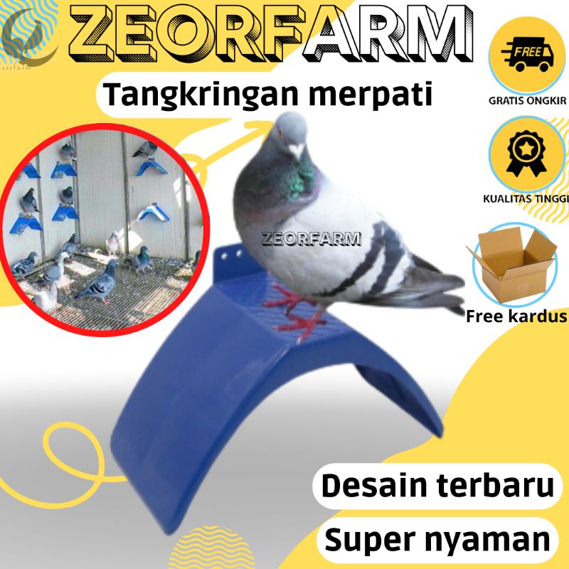 tangkringan burung merpati nyaman dan hemat tempat bonus 2 pcs ring merpati zoerfarm