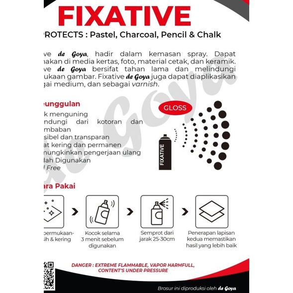 

De goya fixative workable spray 400ml