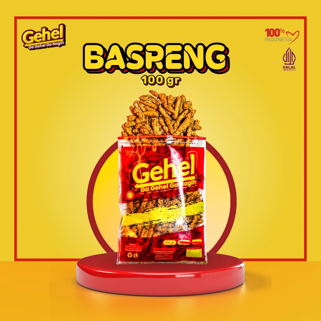 

Gehel Basreng 100gr - Makanan Ringan