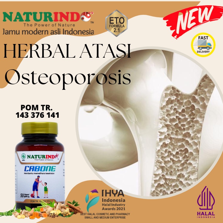 Naturindo Cabone Obat Patah Tulang Retak Geser Keropos  Peninggi Badan Cabone Naturindo