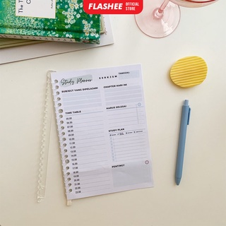 

Flashee Ring Binder DIY Ring Binding Clip Ring Binding Strip DIY A5 Transparan Sistem Lock Pengunci